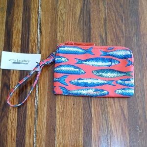 Vera Bradley Fish Tale Essential Zip Wristlet